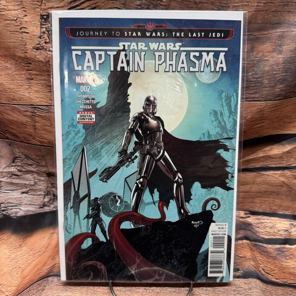 Star Wars Captain Phasma 2 Journey to Last Jedi Marvel Comics 2017 Brand New Bag